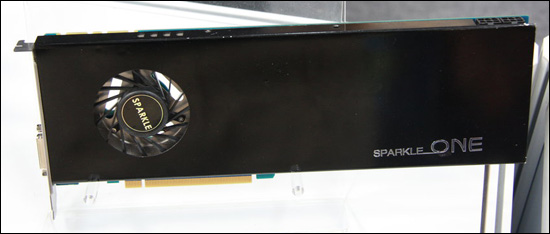 SPARKLE Computer Co. представила на своём демонстрационном стенде собственную версию графического адаптера NVIDIA GeForce GTX 570