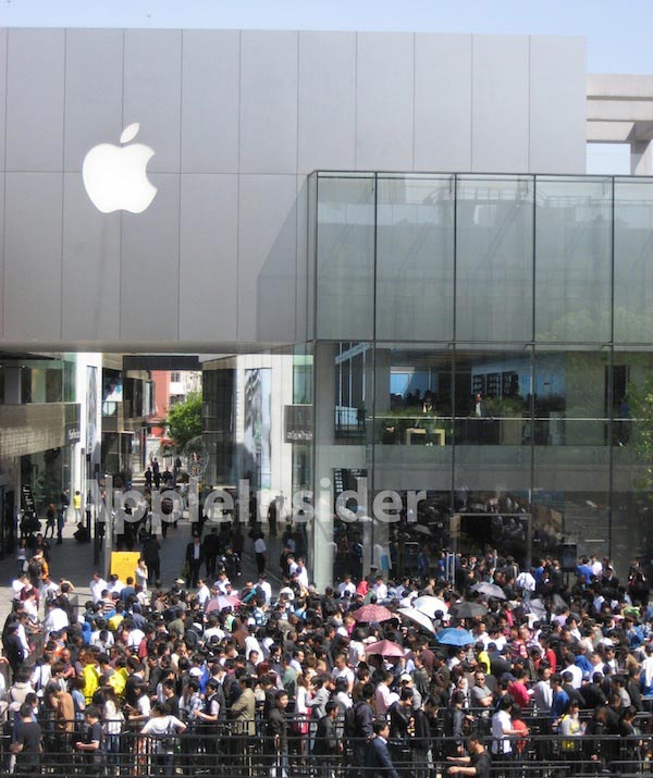 Продажи Apple iPad 2 в Китае длились менее 4 часов